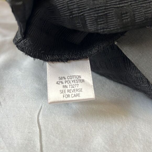 Dana Buchman Women Crop Pants Black Bohemian Rendezvous Size 6 NWT - Picture 8 of 16